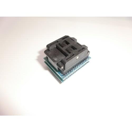 Free shipping TQFP32 QFP32 LQFP32 TO DIP32 adapter socket support ATMEGA8 AVR STM32 STC