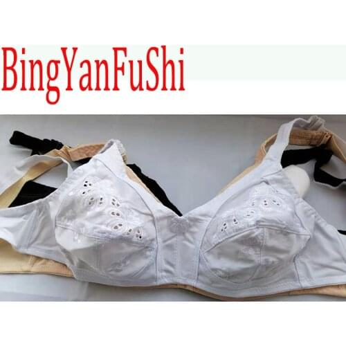 BingYanFuShi Thin Cup C D E F Full Lace Push Up Bra Sexy Women Underwear Bh Plus Size 80-115 Lingerie Top Wireless Bralette C12