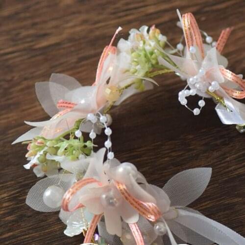 Bohemian Flower Crowns Beach Hawaii Floral Garland Romantic Faux Rose Wedding Wreaths New Flower Headband