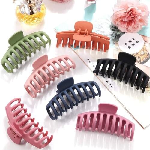 Large Shower Hair Clip Hairpin Back Head Clip Headdress Broken Hair Top Clip Hair Accessories Barrettes Hairpins #P2
