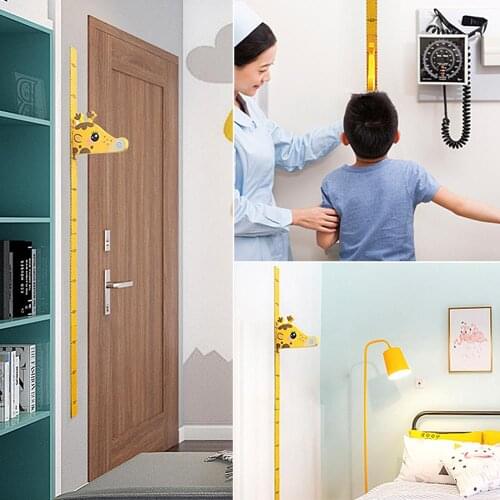 3D Height Chart for Kids 7ft Stereo Deer Growth Chart Wall Stickers EVA Header Decals Children’s Room