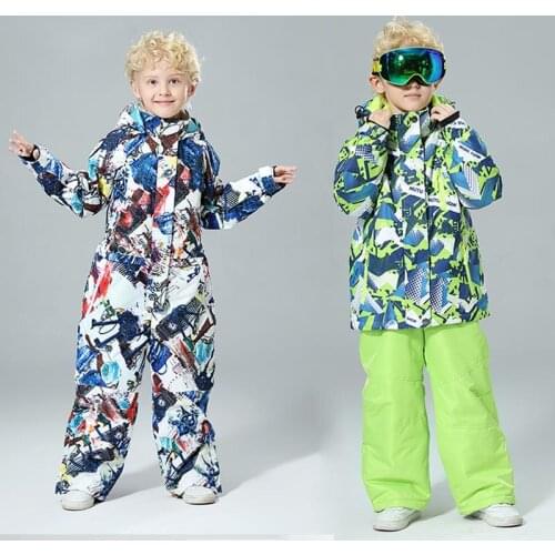 2020 Kids Ski Suit Children Brands Windproof Waterproof Warm Girls And Boys Snow Set Winter Skiing And Snowboarding Jacket Pants