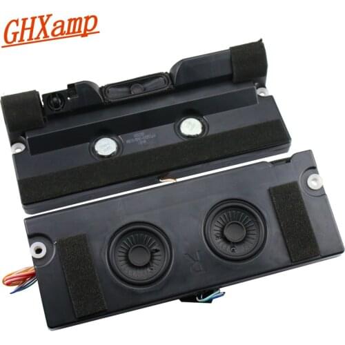 GHXAMP LCD TV Speaker 8 ohm 20W High-End TV Loudspeaker Deep Bass 3 Way Speaker Neodymium Silk Film 310mm* 115mm 2pcs