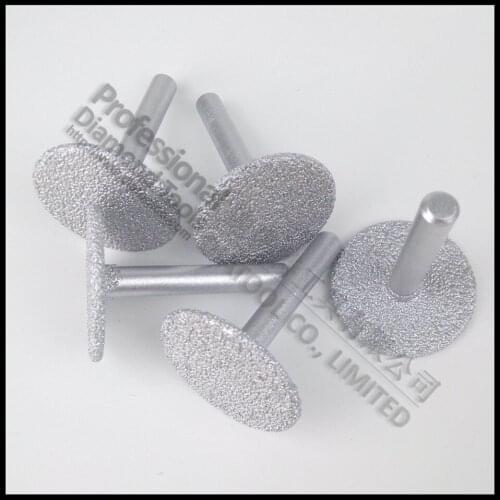 DIATOOL 5pcs Vacuum Brazed cutting discs with 6mm shank, Diameter 30mm, Professional quality