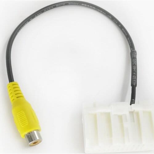 Biurlink Car Rear View Camera Reversing RCA Adapter Cable For Jeep Compass Wrangler Rubicon Patriot