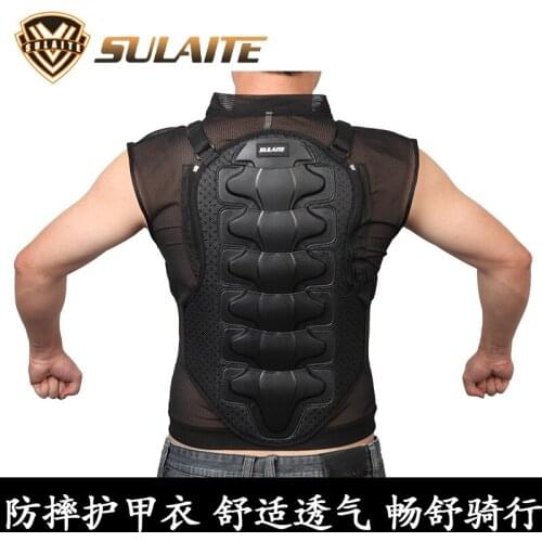 SULAITE motorcycle racing sleeveless armor summer breathable off-road riding sleeveless riding protective clothing