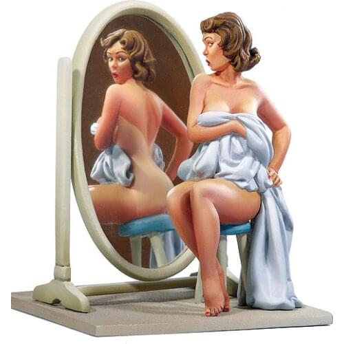 [Loong Way Miniatures] Andrea Miniatures Pin Up Series Suncare 75mm Metal Miniature