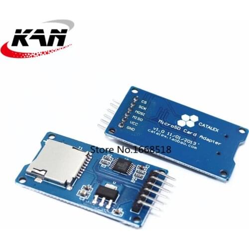 1pcs Micro SD card mini TF card reader module SPI interfaces with level converter chip for arduino