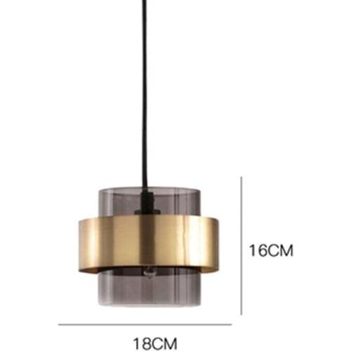 Nordic Glass Pendant Light Simple Modern Galss Hanging Lamp Bedroom Living Room Dining Room Bedside Pendant Light
