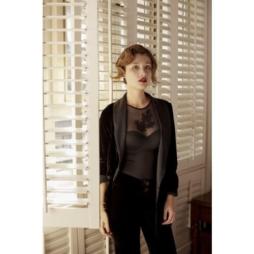 Sexy embroidered gathered bodysuit women sexy bra lingerie push up plus size underwire bra sets