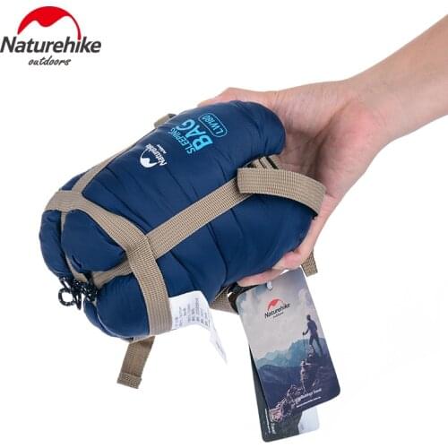 Naturehike Sleeping Bag Ultralight LW180 Waterproof Cotton Sleeping Bag Nature Hike Summer Outdoor Hiking Camping Sleeping Bag