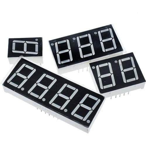 0.56inch LED display 7 Segment 1 Bit/2 Bit/3 Bit/4 Bit Digit Tube Red Common Cathode / Anode Digital 0.56 inch led 7segment