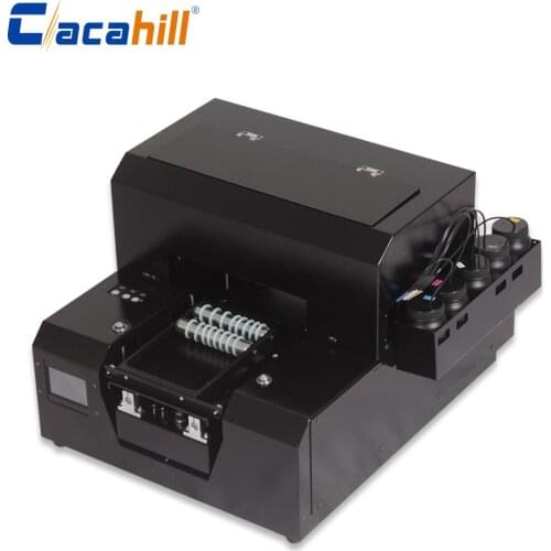 A4 UV flat and cylindrical all-in-one printer infrared height measurement small and portable for logo custom printing