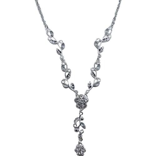 Ydgy new trend short necklace goddess Rhinestone beautiful pendant simple clavicle chain lady jewelry wholesale