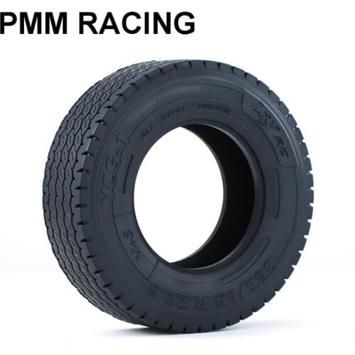 1 Pair High Quality Rubber All-terrain Tire 20mm/25mm for 1/14 Tamiya RC Truck Tipper Scania Man Actros R620 R470 DIY Parts