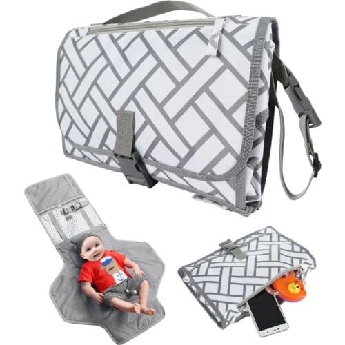 2021 Newborn Baby Diaper Changing Mat Baby Changing Pad Waterproof Diaper Change Changing Table Baby Portable Diaper Bag Travel