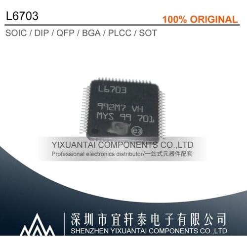 5pcs/lot 10PCS/LOT 50PCS/LOT Free Shipping! 100% New Original L6703 6703 TQFP-64