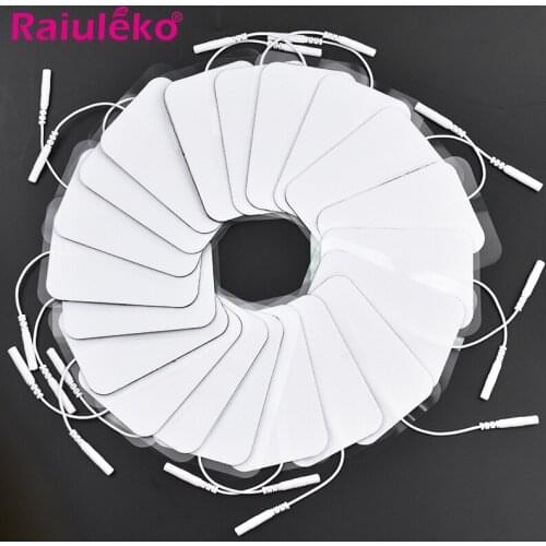 20Pcs/lot 5*9cm Electrode Pads for Tens Acupuncture Physiotherapy Machine Ems Nerve Muscle Stimulator Electrodes Massager