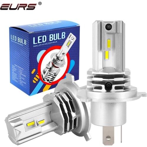 EURS LED Bulbs M4 Car Headlights CSP Chips H1 880 H3 H4 Led H7 H11 9005 Hb4 9006 Automobiles Lamps 6400lm 50W Auto Light DC12V