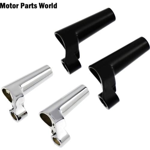 2pcs Motorcycle Front Turn Signal Relocation Kit Indicator Direction Bracket For Harley Dyna Super Glide Street Bob Sportster XL