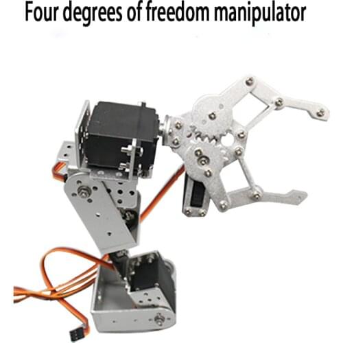 4 Degrees Of Freedom Mechanical Arm Mechanical Claw Intelligent Robot Accessories Diy Accessories Education Robot