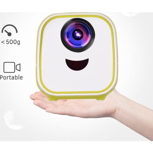 Mini LED Video Children Projector Home FamilyTheater Movie Projector 480*320 Native Resolution 50000 Hours with Remote Control