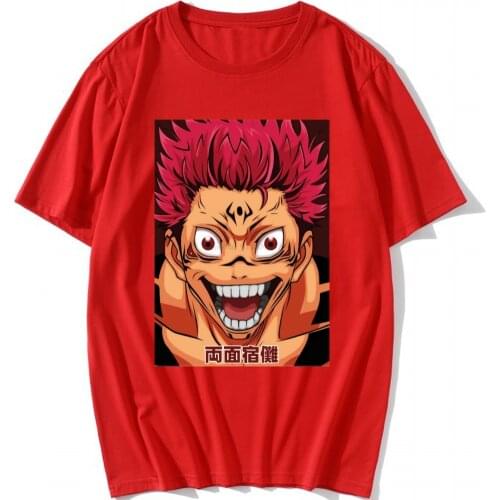Jujutsu Kaisen Mens T-Shirts Harajuku Casual Top Tee Shirt Hip Hop Gojo Satoru Clothing Tee Shirt Oversized T-Shirt For Men Tops