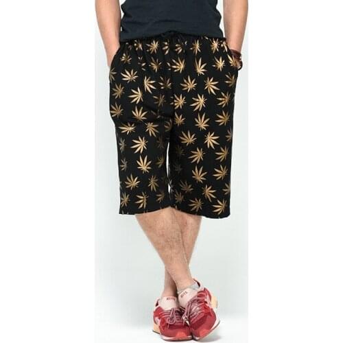 11805-1 men who pants, 7 minutes of pants big yards leisure printed cotton pants in the hip hop summer