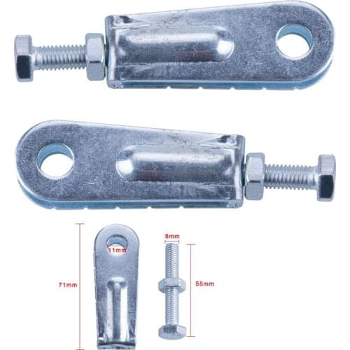 Motorcycle Wheel Chain Puller Adjusters Tensioner For Yamaha Banshee 350 Warrior Raptor 350 Blaster 200 Grizzly 125 Tri-Z YTZ250