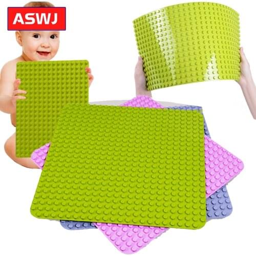 Classic Big Bricks Base Plate 764 Dots DIY Large Baseplate Building Blocks Toys For Children Compatible with All Brands