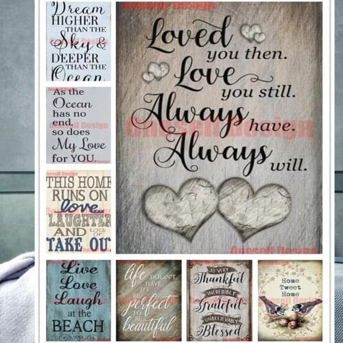 Popular DIY 5D Diamond embroidery Full Set love family rhinestone pictures Diamond Painting Full Square Wall Sticker Home Decor