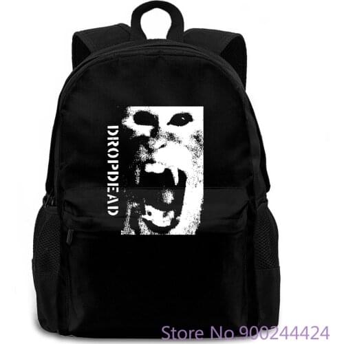 Dropdead v1 black hardcore punk grindcore all s Black women men backpack laptop travel school adult student