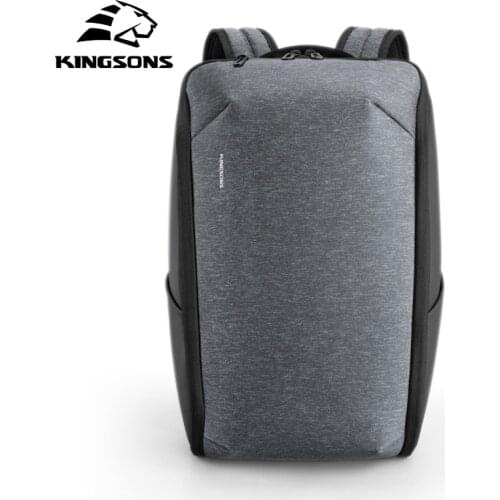 Kingsons multifunctional business travel laptop men backpack simple style waterproof anti-theft for teenagers high quality bag