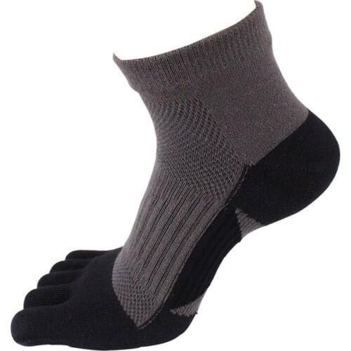 Five Toe Sports Socks Breathable Deodorant Sweat Absorbent Cotton Socks Running Cycling Workout Fitness Socks c2