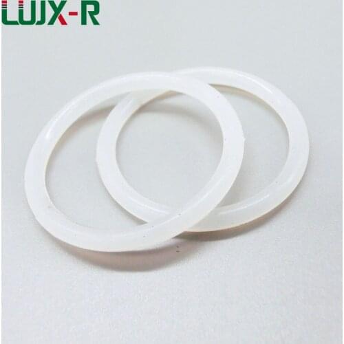LUJX-R 4mm VMQ O Ring Seal White Food Grade O Rings Sealing Outside Dia. 28/30/35/36/39/40mm Silicon Gaskets In Gasket Washer
