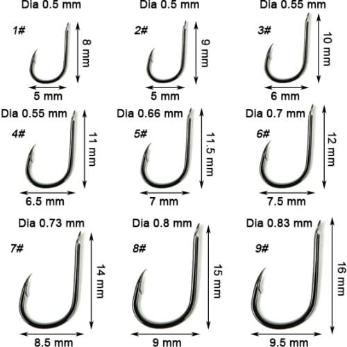 EUPHENG 2 Bags 24pcs total ISE Fishing Hook Carp Hooks Seawater and Fresh Water Hooks Fishing New