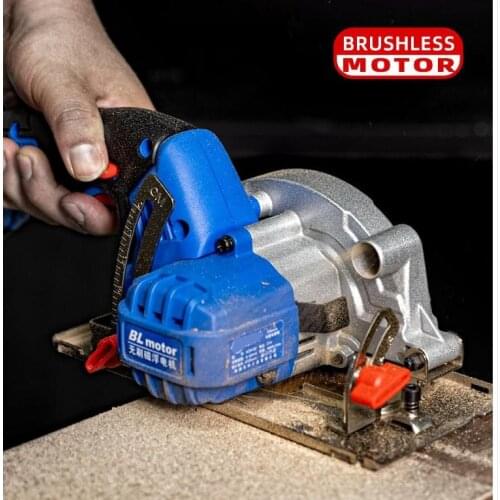 5-inch brushless lithium electric saw, portable circular saw, woodworking portable cutting machine, cordless circular saw