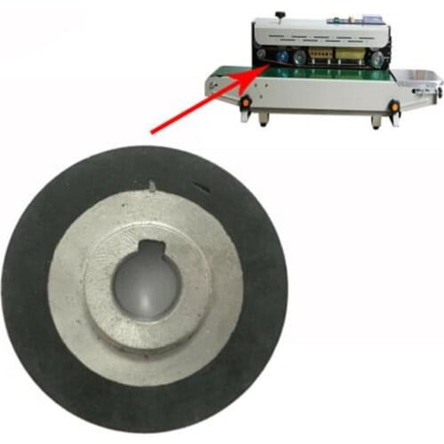 ⌀50mm Black Rubber Wheel Belt Wheel FR-900/1000 sealer Parts