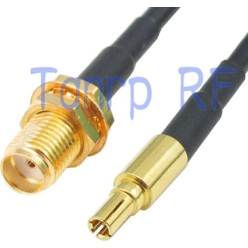 6in CRC9 male plug to SMA female jack RF connector adapter 15CM Pigtail coaxial jumper cable RG174 extension cord