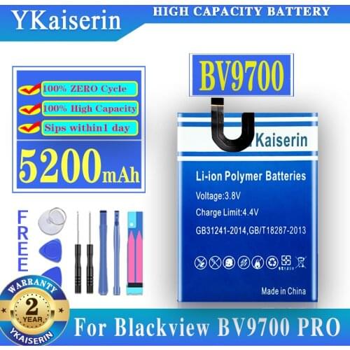 BV9700 Battery For Blackview Bv9700 PRO Series 605872 5200mAh NEW High Quality Batteria + Track Code