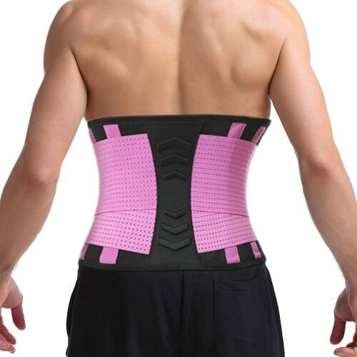 Women Men Waist Support Medical Lower Back Brace Waist Belt Spine Support Belts Breathable Lumbar Corset Orthopedic Back Support