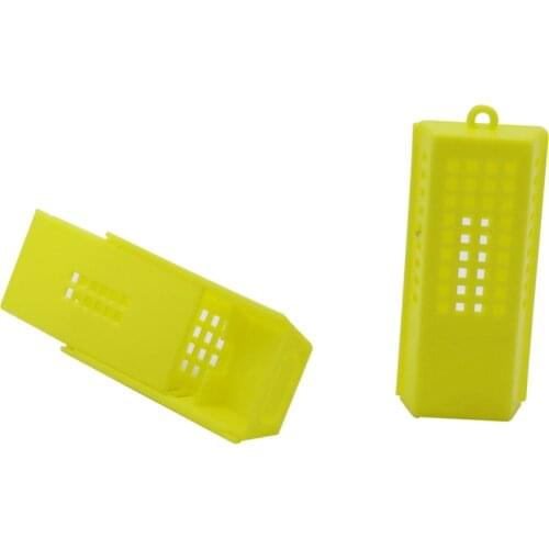 Bee Cages Beekeeping Transport Cages Queen Rearing System Lengthened Yellow Prisoners Queen Bee Cage Bee Tools 50 Pcs