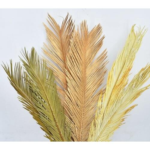 Forest Wedding Props Iron Leaves Dried Flowers Small Fresh Home Decoration Nordic Dried Reed Flowers