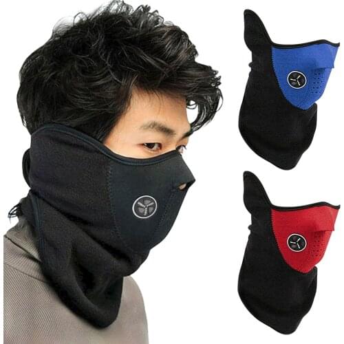 Unisex Motorcycle Warm Mask Neck Warm Snowboard Bike Riding Mask Scarf Windproof Outdoor Sports Ski Cycling Bicycle Motocross