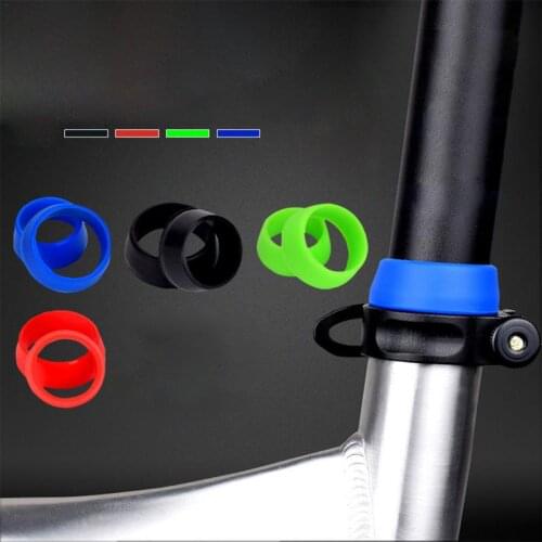 MTB Mountain Bike Road Bicycle Seat Post Rubber Ring Dust Cover Cycling Silicone Waterproof Bicycle Seatpost Protective Case