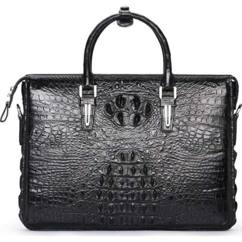 Dongoucrocodile Mens bags handbag Genuine leather male Commercial package Single shoulder bag male bag men briefcase