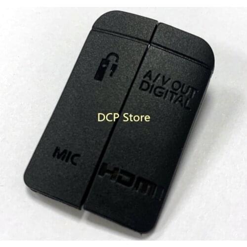 New For 6D USB cover rubber left and right combination Outer rubber For 6D Camera repair parts