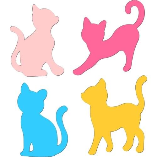 New Cat Wooden die Scrapbooking C1959 Cutting Dies