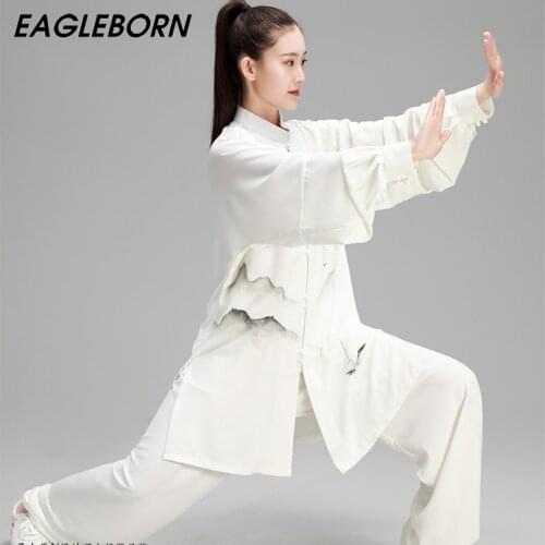 New Ink Landscape Painting Design Original Tai Chi Clothing Martial Arts Suit Men Women Tai Chi Clothing Chinese Style Uniforms