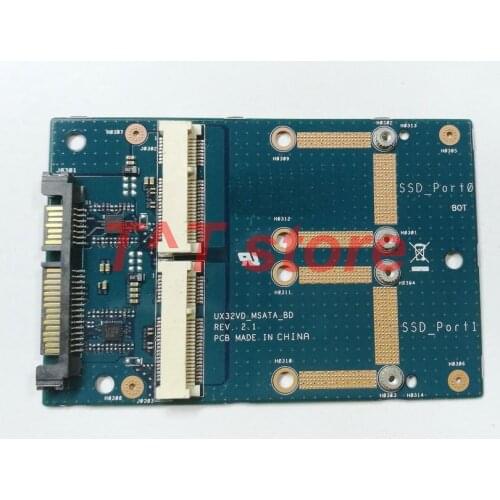 Original for UX32 UX32VD SATA TO mSATA SSD Hard Drive board UX32VD_MSATA_BD works free shipping